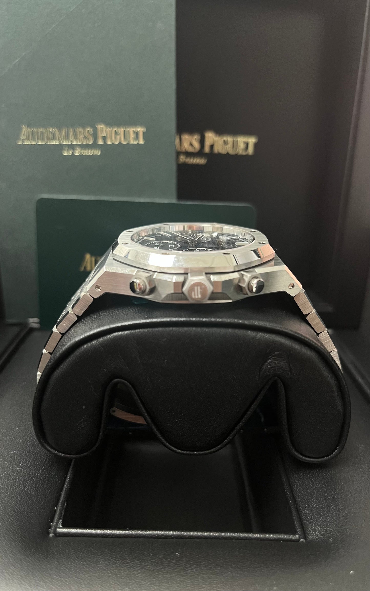 Audemars Piguet ROYAL OAK “50TH ANNIVERSARY” STEEL BRACELET BLUE DIAL 26240ST.OO.1320ST.01 deposit