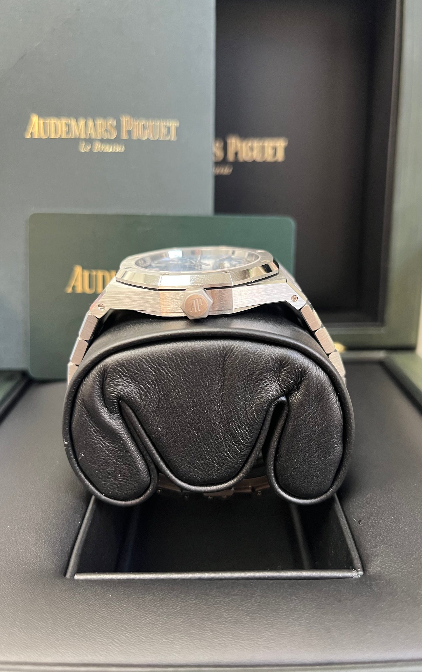 Audemars Piguet Royal Oak Selfwinding "50th Anniversary" 37mm Ice Blue Dial - Reference # 15550st