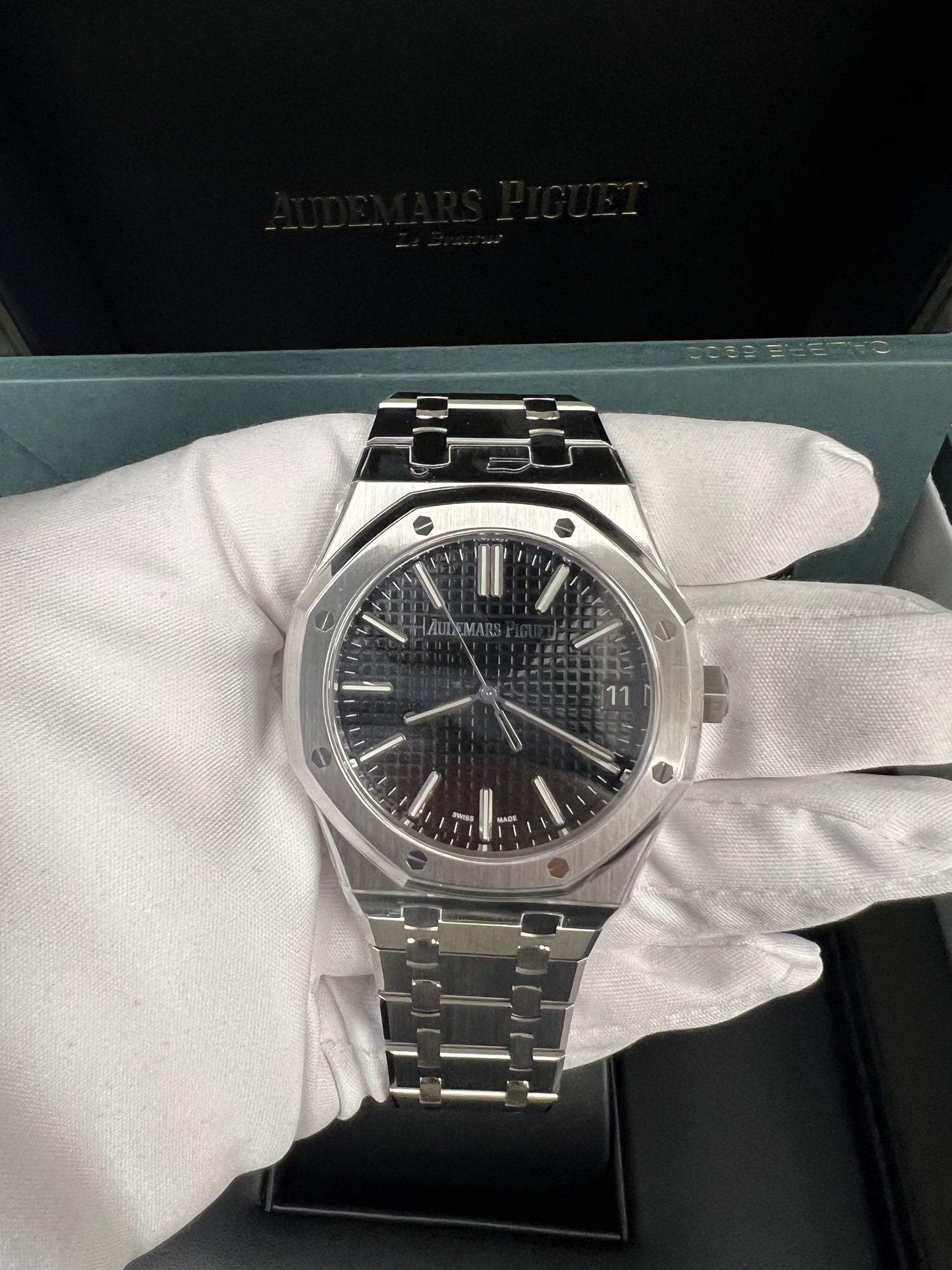 Audemars Piguet ROYAL OAK SELFWINDING "50TH ANNIVERSARY" Black Dial 15510ST.OO.1320ST.02