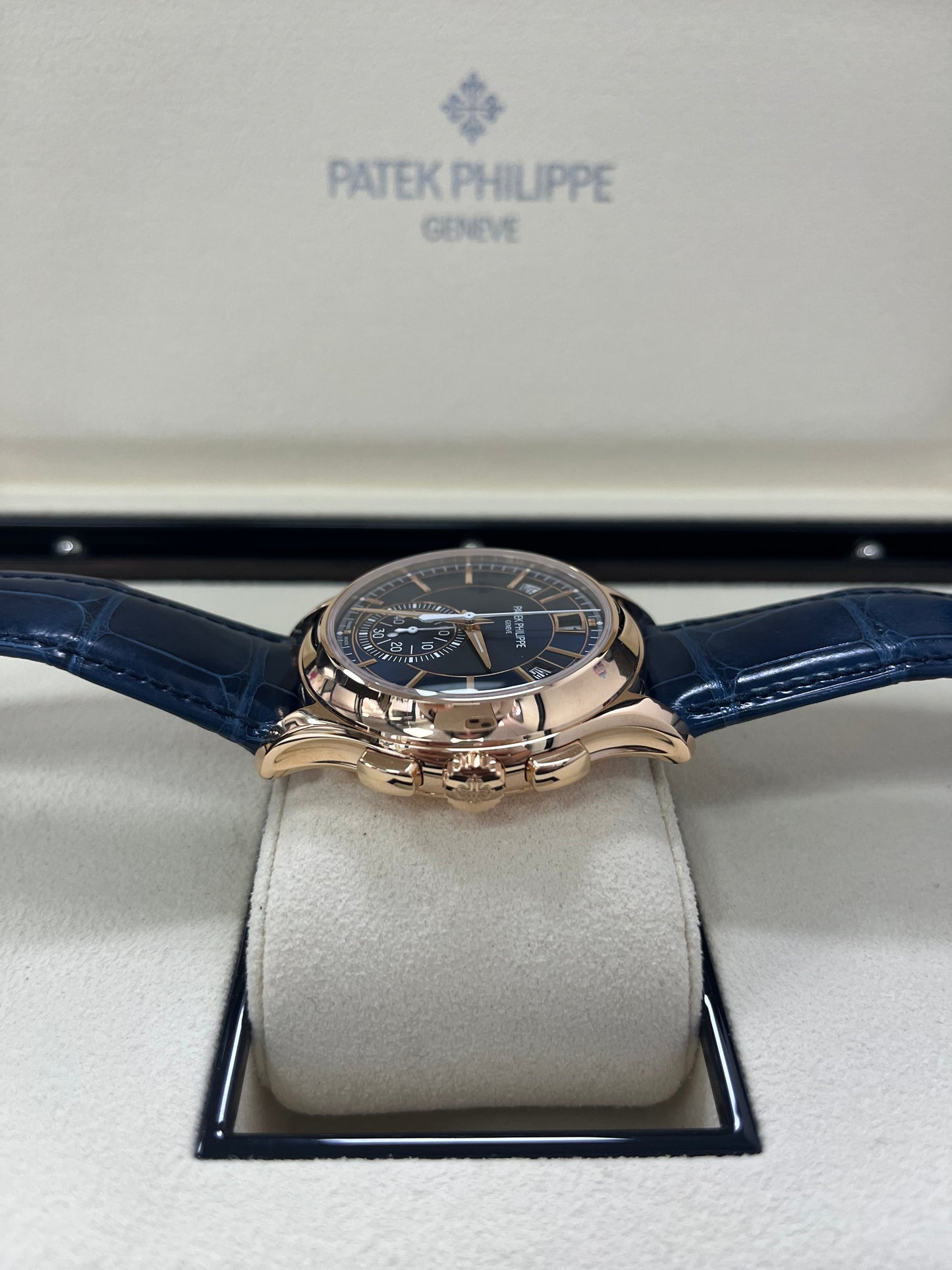 Patek Philippe Annual Calendar Chronograph 5905R-010 Blue Dial