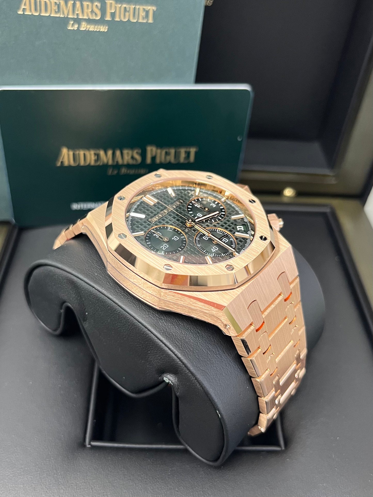 Audemars Piguet Royal Oak Chronograph 41mm Rose Gold Green Dial 26240or.oo.1320or.08