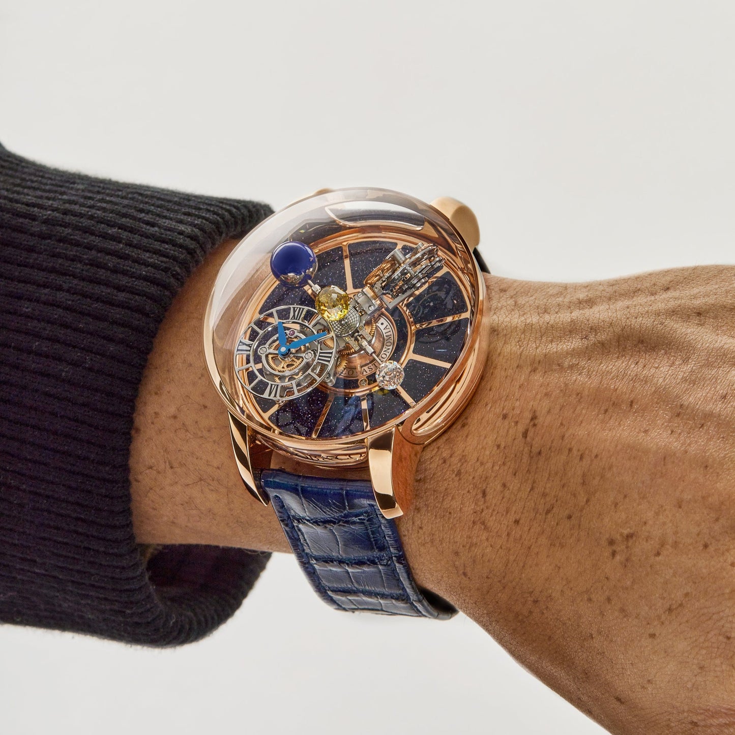 Jacob & Co. Astronomia AT150.40.AC.SD.A Gravitational Triple Axis Automatic Tourbillon Piece Unique (2018)