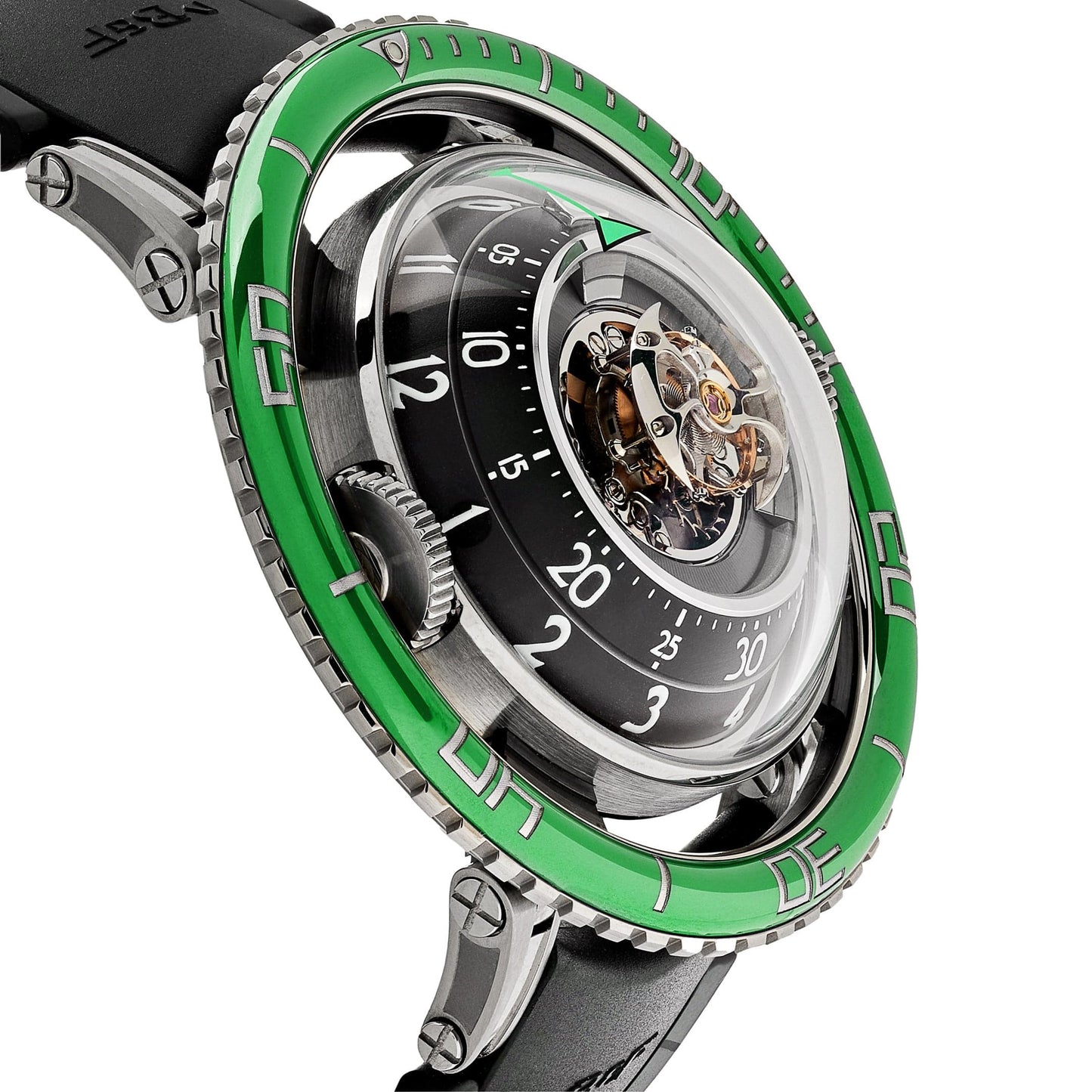 MB&F Horological Machine 70.TGL.B Aquapod HM7 Titanium Green Limited Edition of 50