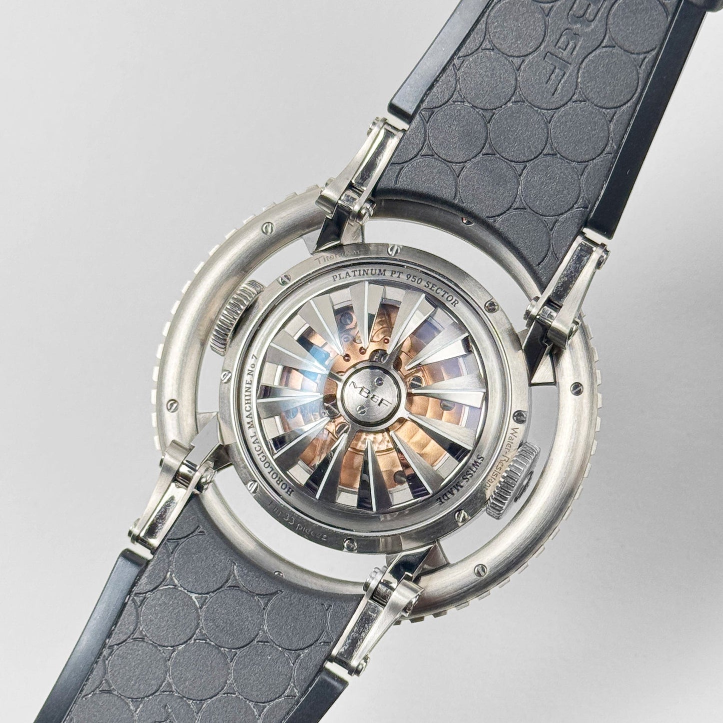 MB&F Horological Machine 70.TSL.B Aquapod HM7 'Jellyfish' Titanium Blue Limited Edition