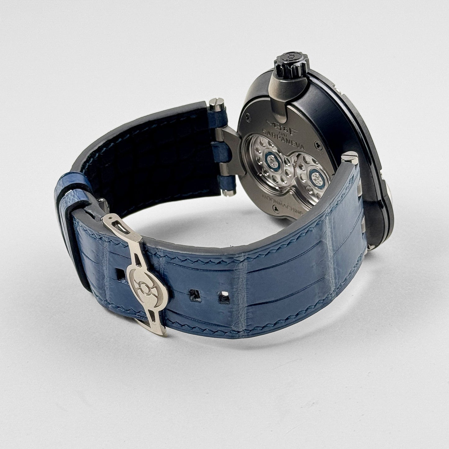 MB&F MoonMachine Black Titanium Dark Blue Sky 34.BTL.B Limited Edition