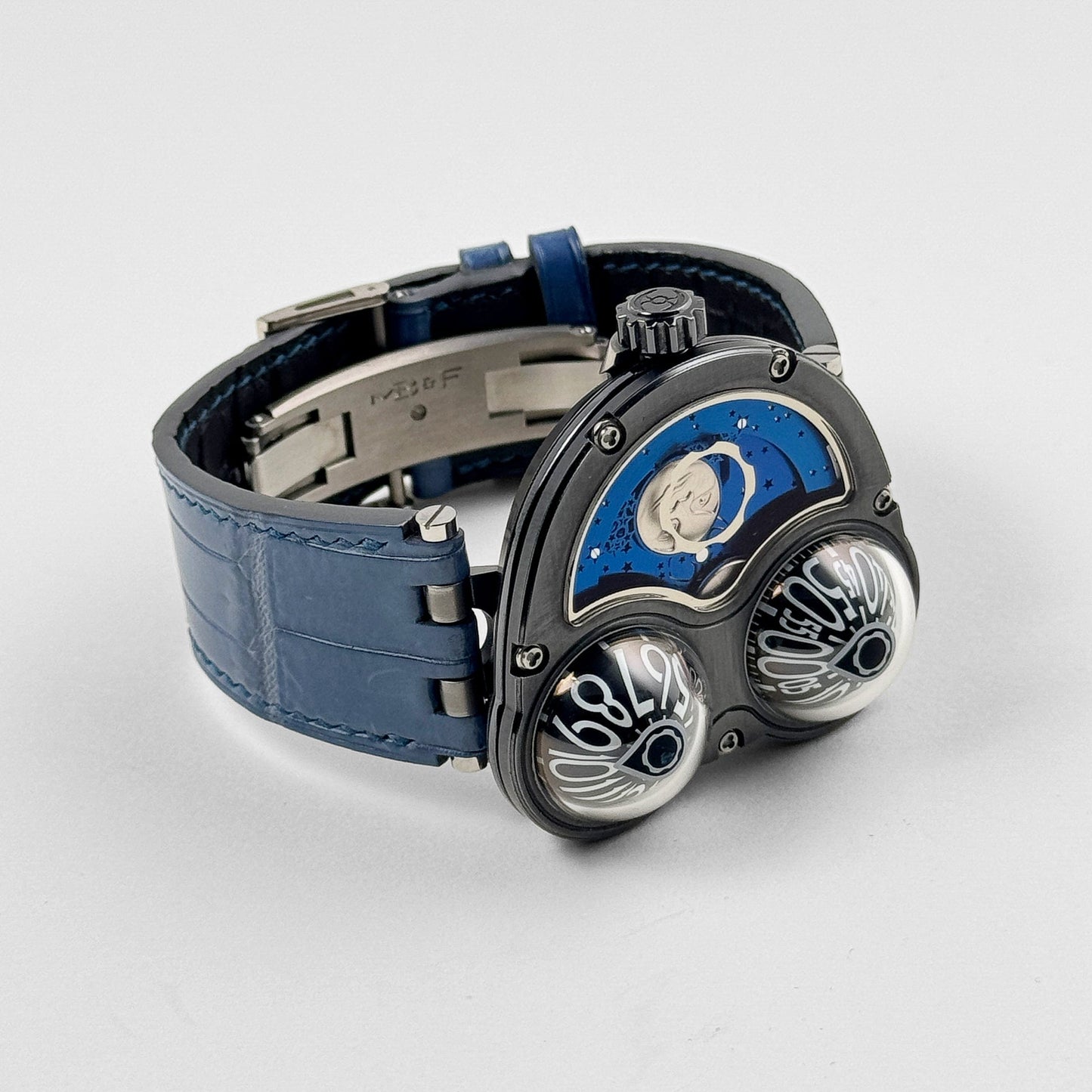 MB&F MoonMachine Black Titanium Dark Blue Sky 34.BTL.B Limited Edition