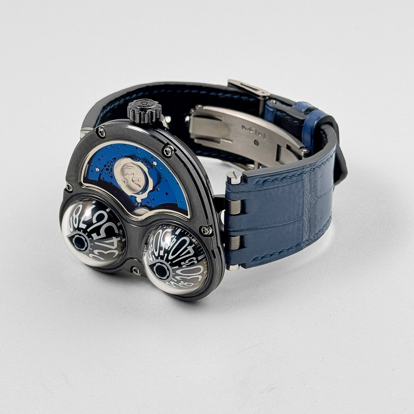 MB&F MoonMachine Black Titanium Dark Blue Sky 34.BTL.B Limited Edition
