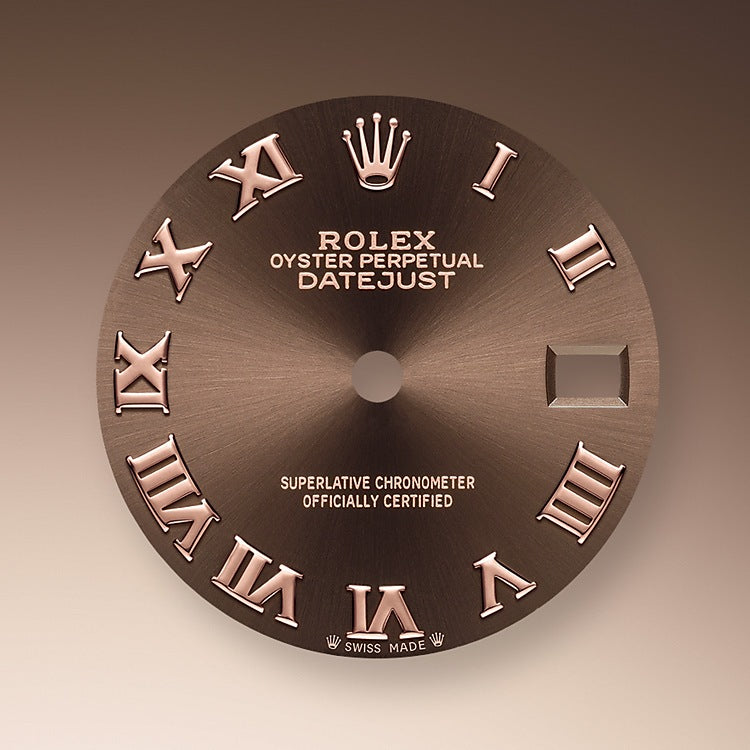 Rolex Lady-Datejust 28, 18kt Everose Gold and diamonds, Ref# 279135RBR-0016