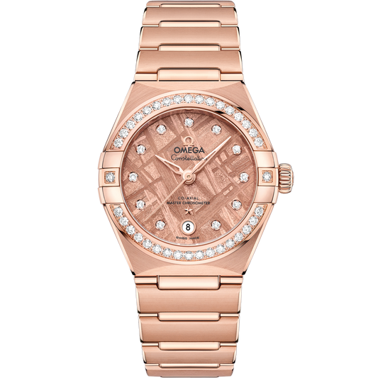 Omega Constellation 29 mm Pink Dial with Diamonds Sedna™ 18k Rose Gold Bracelet 131.55.29.20.99.006