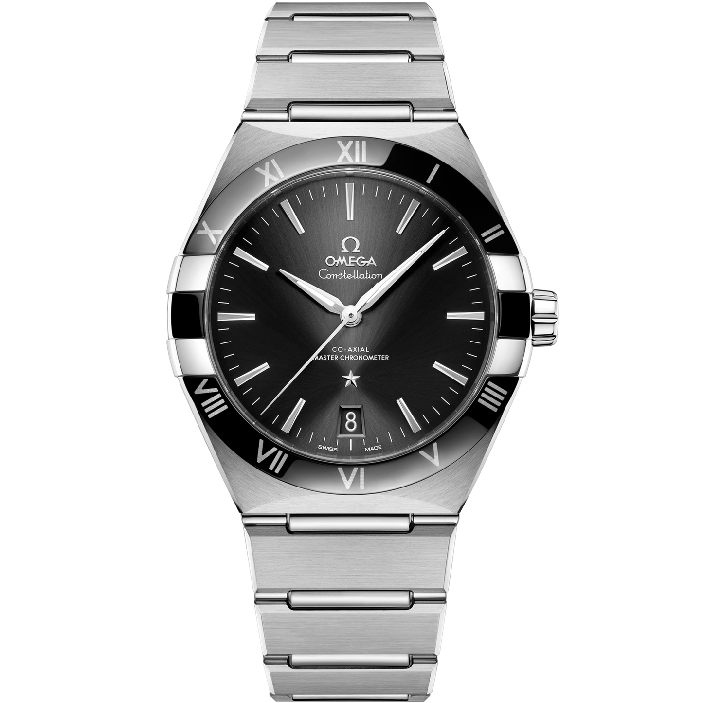 Omega Constellation 41 mm Black Dial Stainless Steel Bracelet 131.30.41.21.01.001