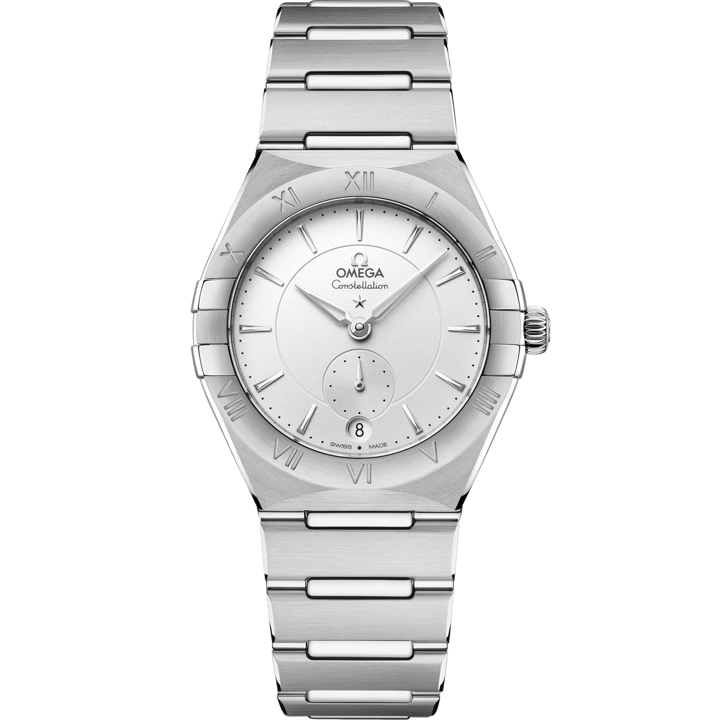 Omega Constellation 34 mm Silver Dial Stainless Steel Bracelet 131.10.34.20.02.001