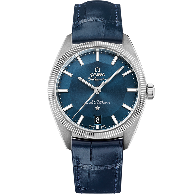 Omega Globemaster 39 mm Blue Dial Stainless Steel Strap 130.33.39.21.03.001