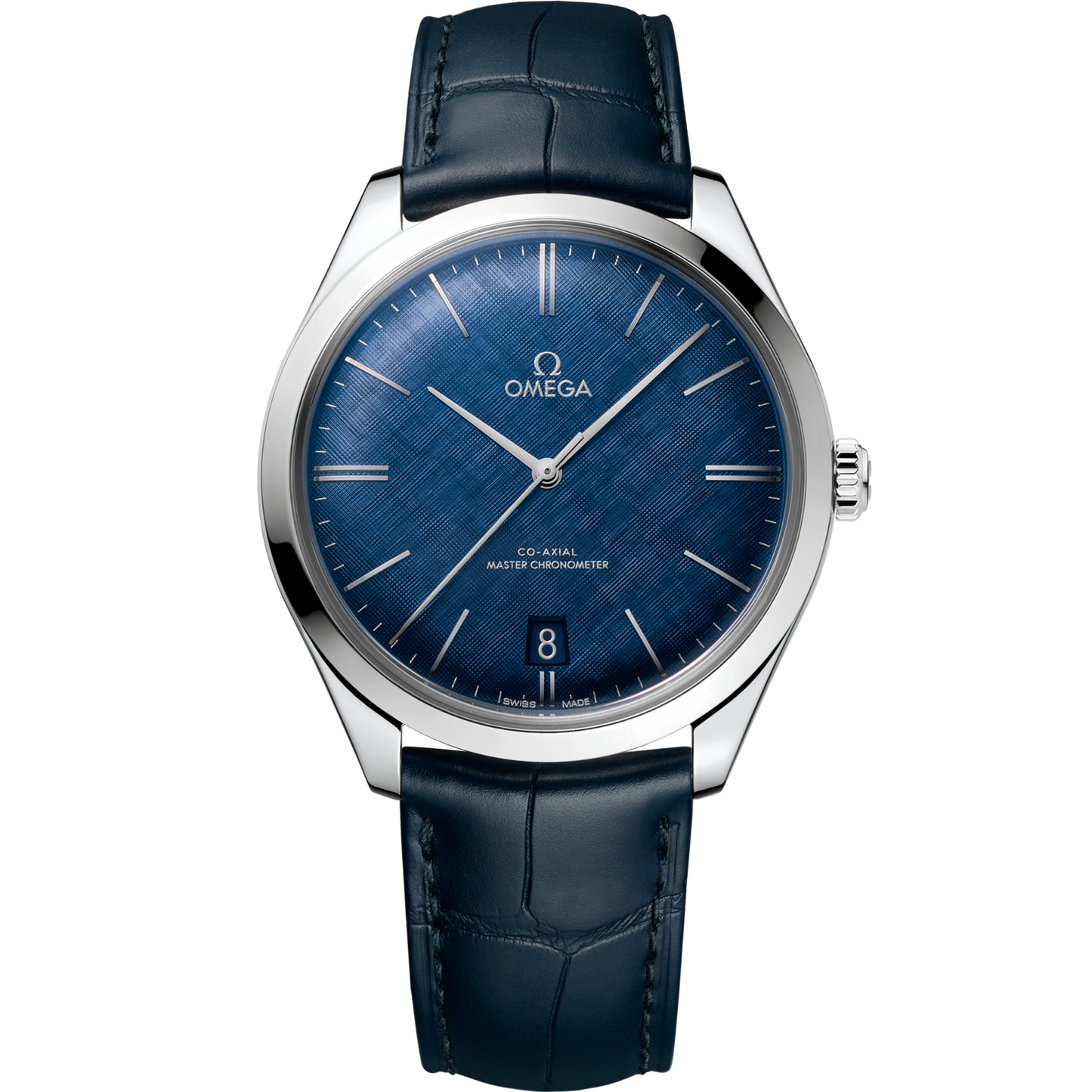 Omega De Ville Trésor 40 mm Blue Dial Stainless Steel Strap 435.13.40.21.03.001