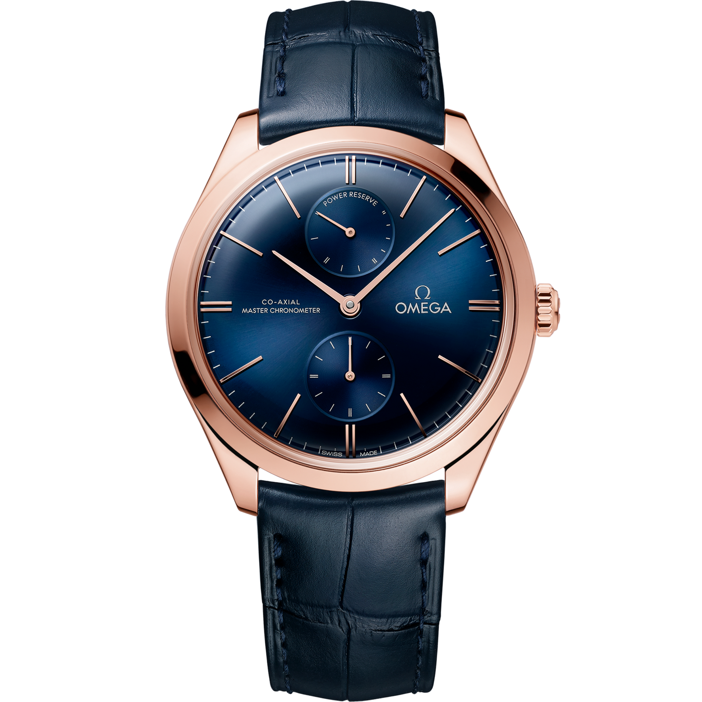 Omega De Ville Trésor 40 mm Blue Dial Sedna™ 18k Rose Gold Strap 435.53.40.22.03.001