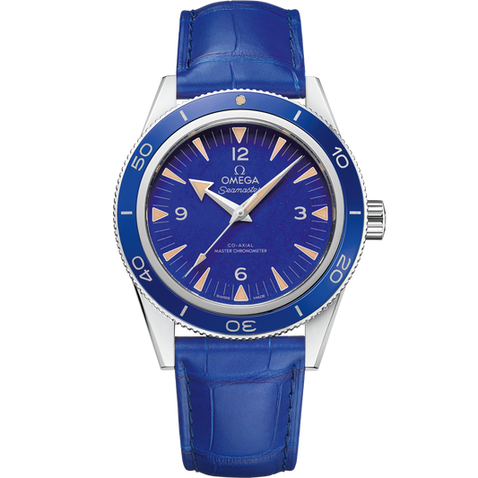 Omega Seamaster 300 41 mm Blue Dial Platinum Strap 234.93.41.21.99.002