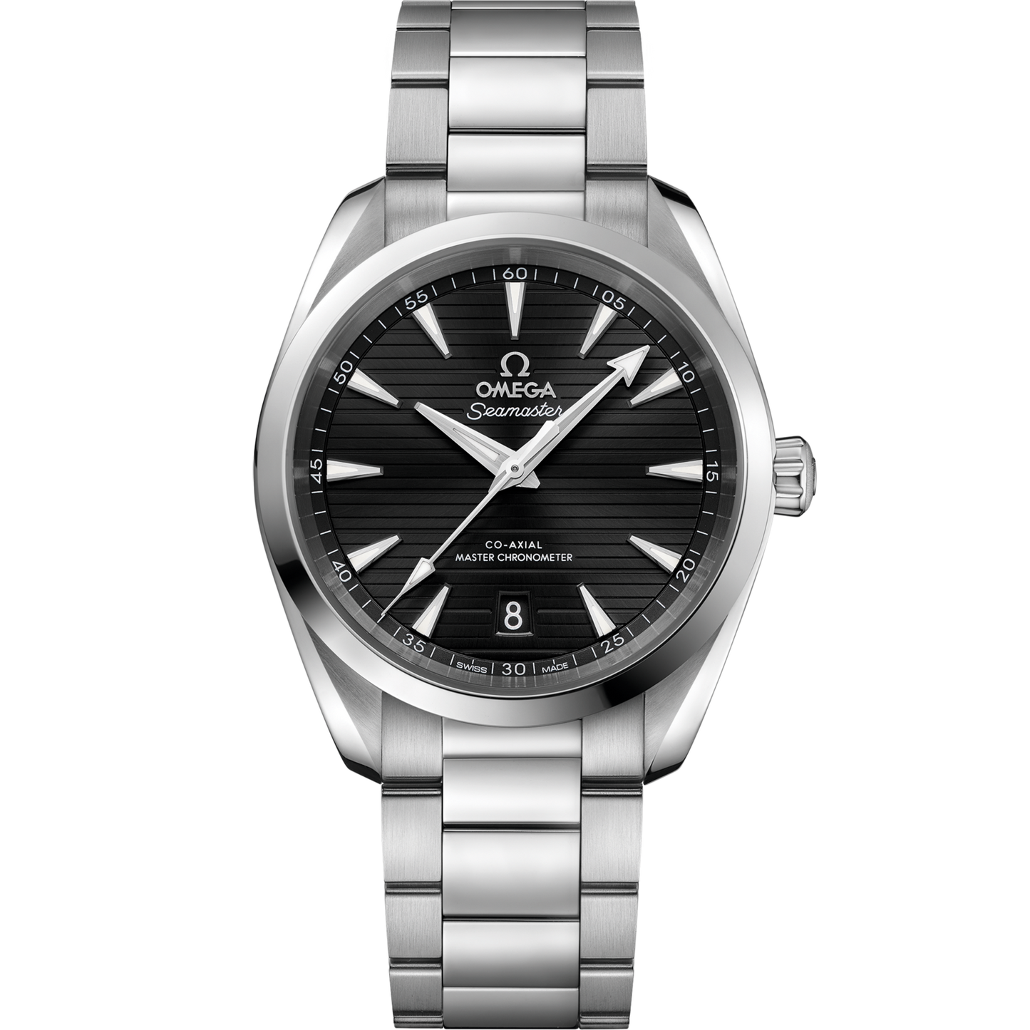 Omega Seamaster Aqua Terra 38 mm   Black Dial Stainless Steel Bracelet 220.10.38.20.01.001
