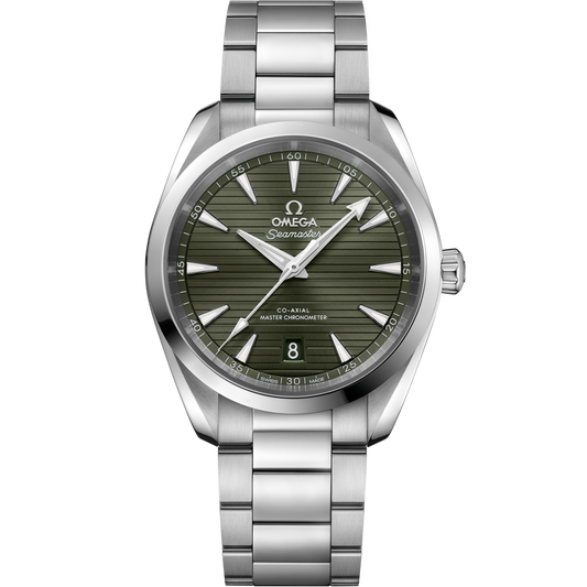 Omega Seamaster Aqua Terra 38 mm Green Dial Stainless Steel Bracelet 220.10.38.20.10.003