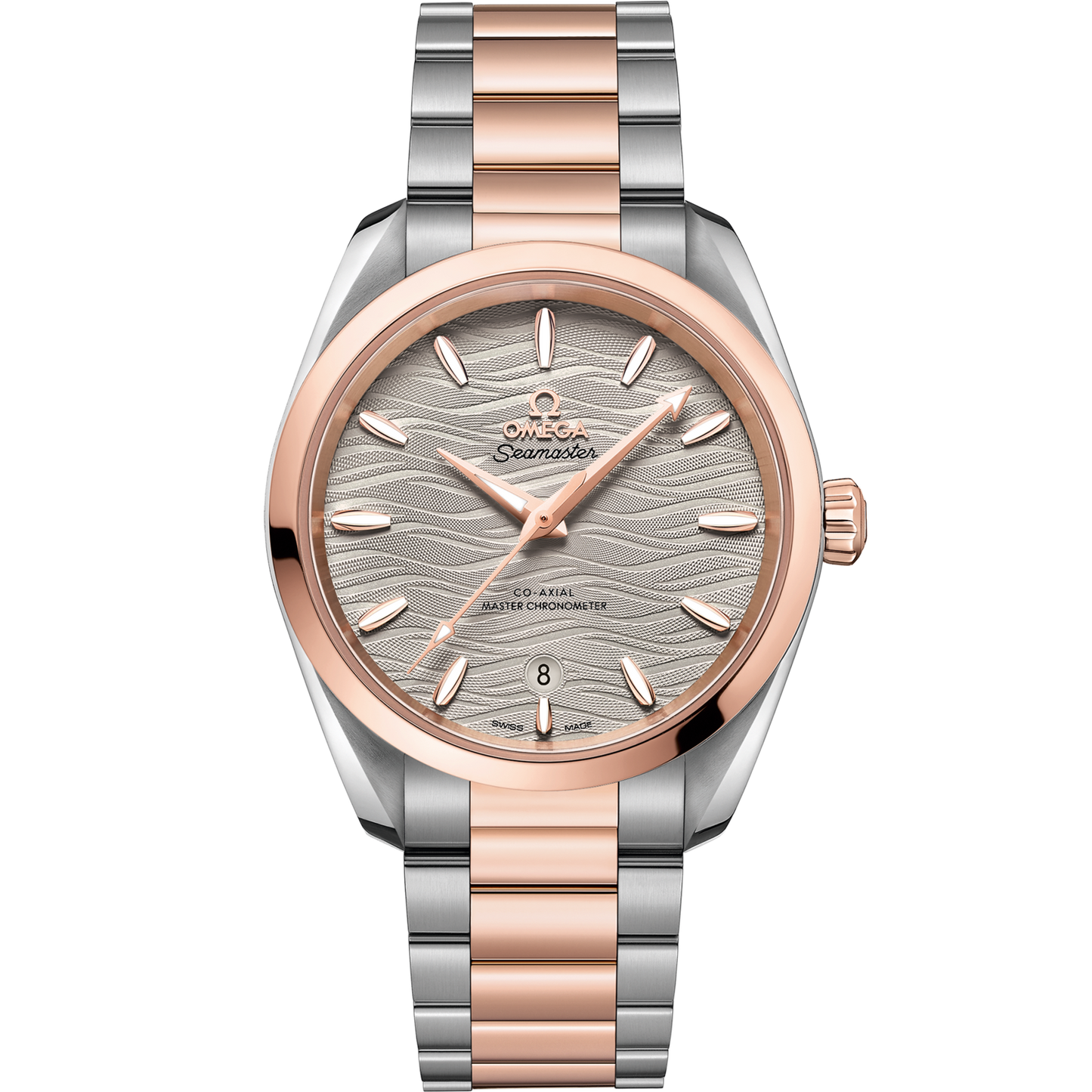 Omega Seamaster Aqua Terra 150M 38 mm Grey Dial Stainless Steel and  Sedna™ 18k Rose Gold Bracelet 220.20.38.20.06.001