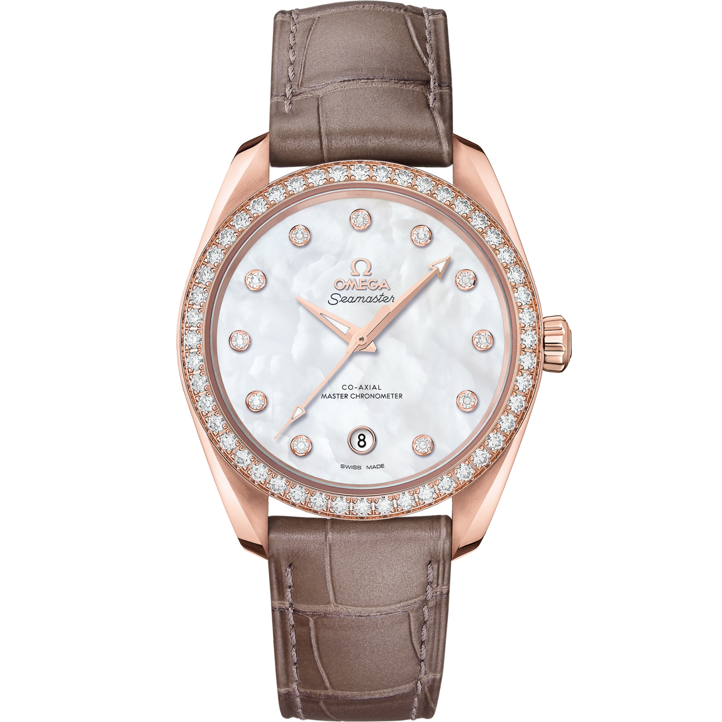 Omega Seamaster Aqua Terra 150M 38 mm White Dial Sedna™18k Rose Gold Strap 220.58.38.20.55.001