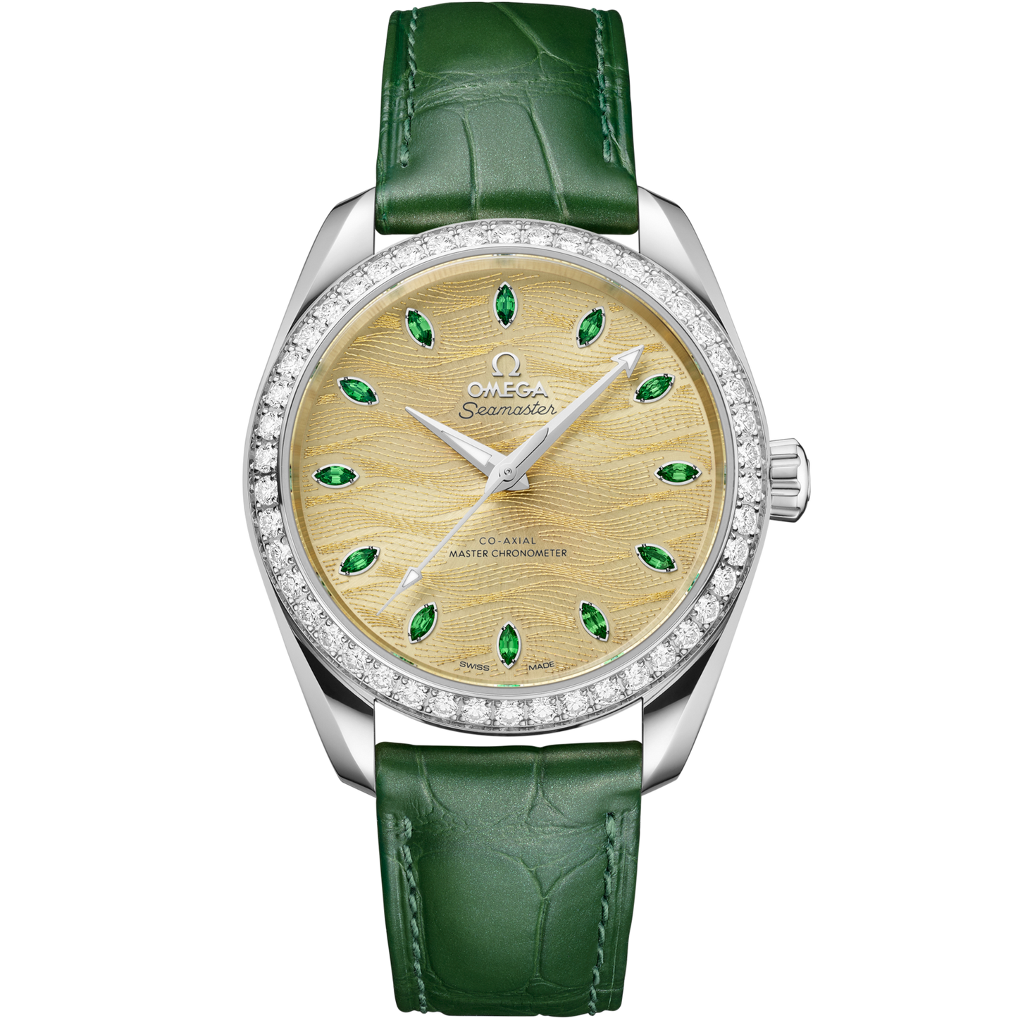 Omega Seamaster Aqua Terra 150M 38 mm Green Dial  Canopus Gold™ Strap 220.58.38.20.99.008