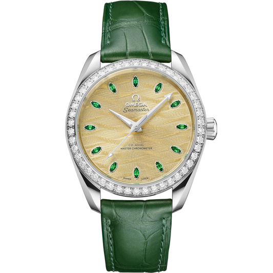 Omega Seamaster Aqua Terra 150M 38 mm Green Dial  Canopus Gold™ Strap 220.58.38.20.99.008