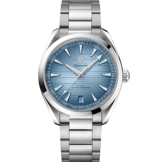 OMEGA Seamaster Aqua Terra 41 mm Blue Dial Stainless Steel Bracelet 220.10.41.21.03.005