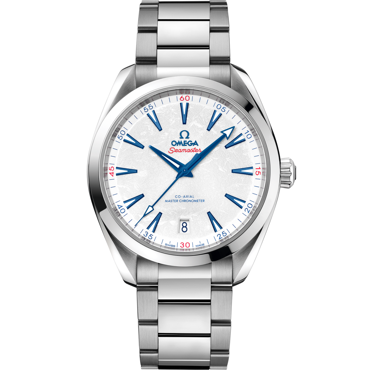 OMEGA Seamaster Aqua Terra 41 mm   White Dial Stainless Steel Bracelet 522.10.41.21.04.001