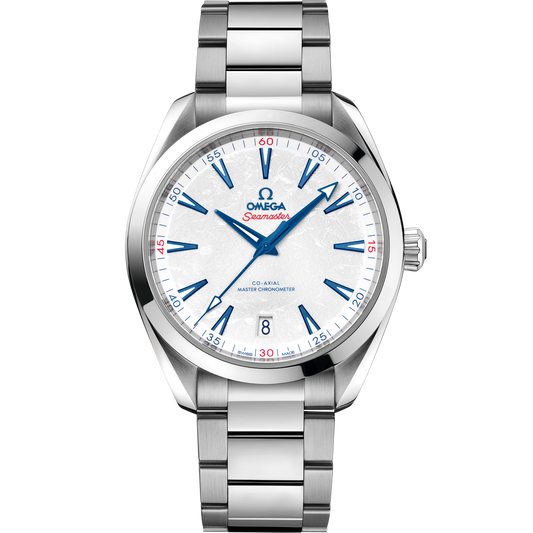 OMEGA Seamaster Aqua Terra 41 mm   White Dial Stainless Steel Bracelet 522.10.41.21.04.001