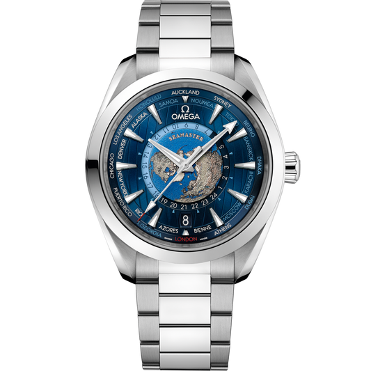 Omega Seamaster Aqua Terra 150M 43 mm Blue Dial Stainless Steel Bracelet 220.10.43.22.03.001