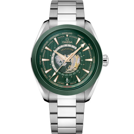 Omega Seamaster Aqua Terra 150M 43 mm Green Dial Stainless Steel Bracelet 220.30.43.22.10.001