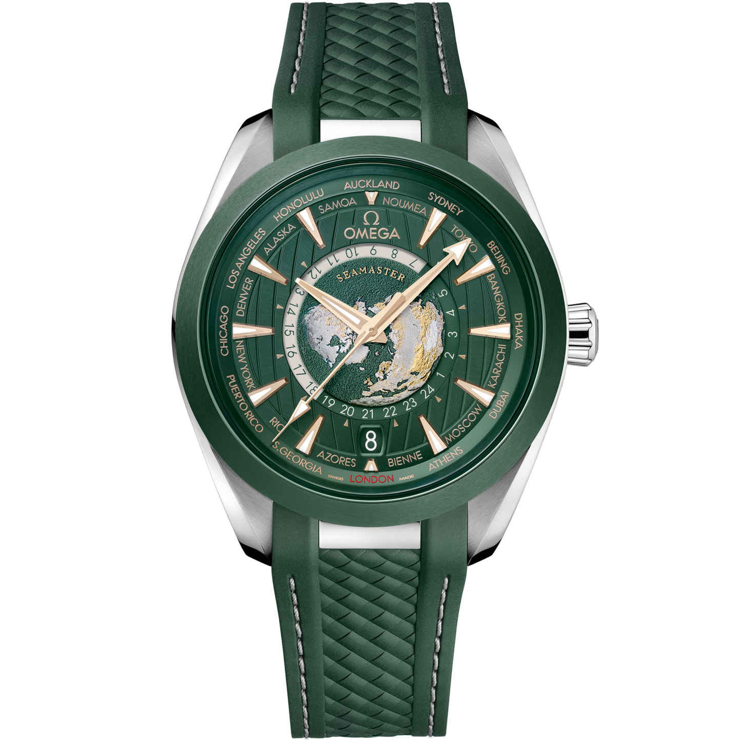 Omega Seamaster Aqua Terra 150M 43 mm Green Dial Stainless Steel Strap 220.32.43.22.10.001