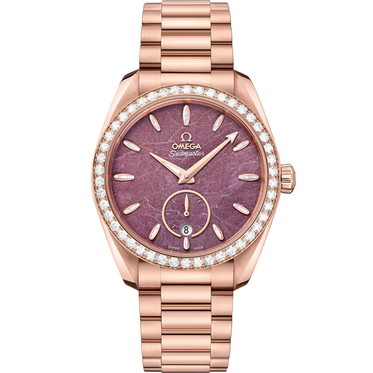 Omega Seamaster Aqua Terra 150M 38 mm Purple Dial Sedna™ 18k Rose Gold Bracelet 220.55.38.20.99.001