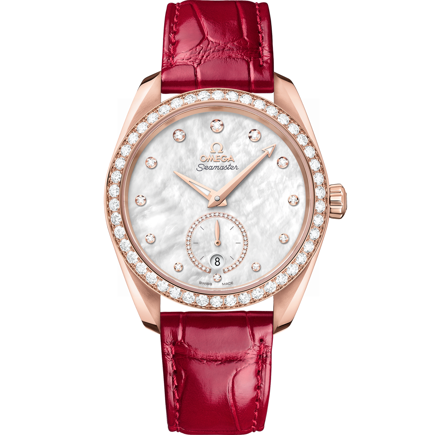 Omega Seamaster Aqua Terra 150M 38 mm White Dial Sedna™ 18k Rose Gold Strap 220.58.38.20.55.002