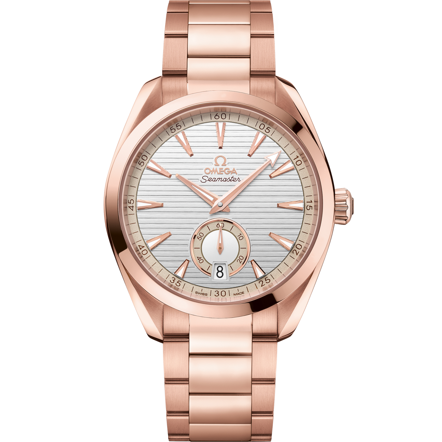 Omega Seamaster Aqua Terra 150M 41 mm Silver Dial Sedna™ 18k Rose Gold Bracelet 220.50.41.21.02.002
