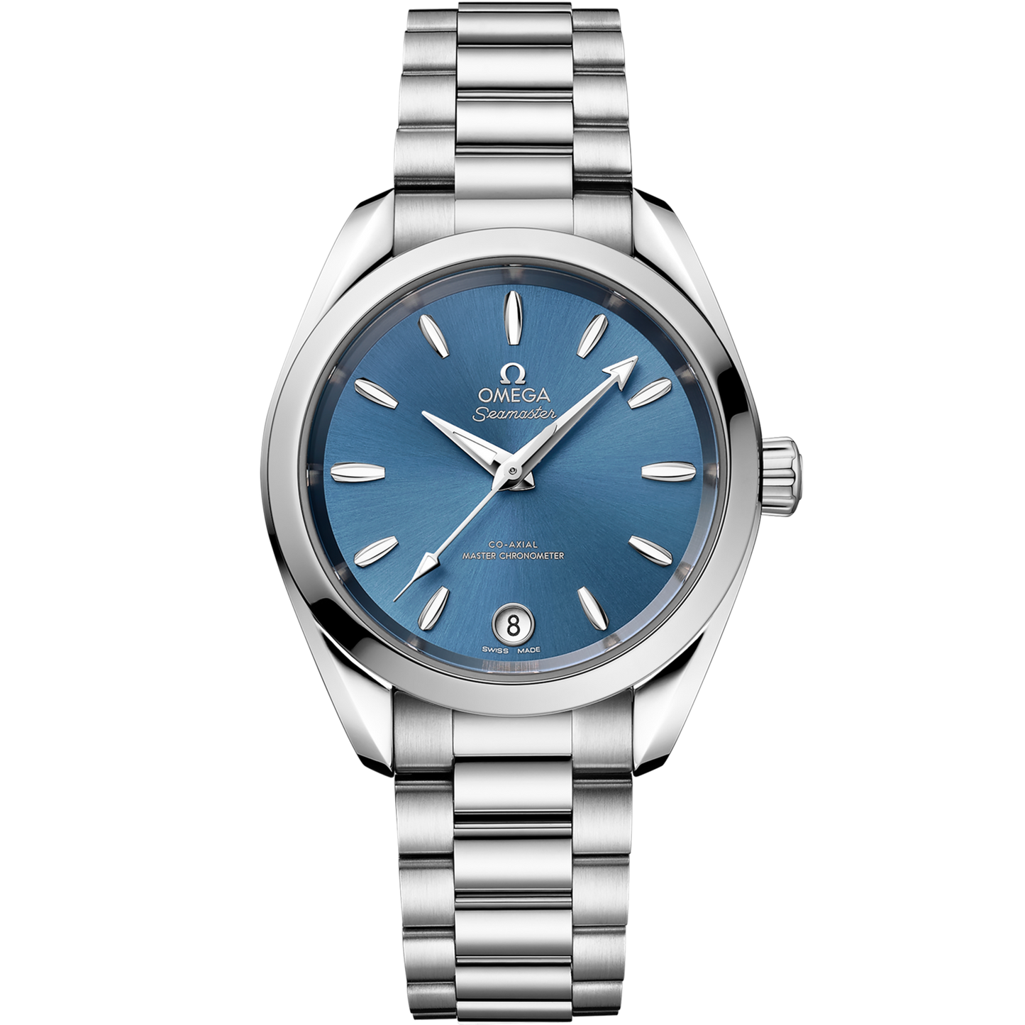 Omega Seamaster Aqua Terra SHADES 34 mm Sea blue Dial Stainless Steel Bracelet 220.10.34.20.03.002