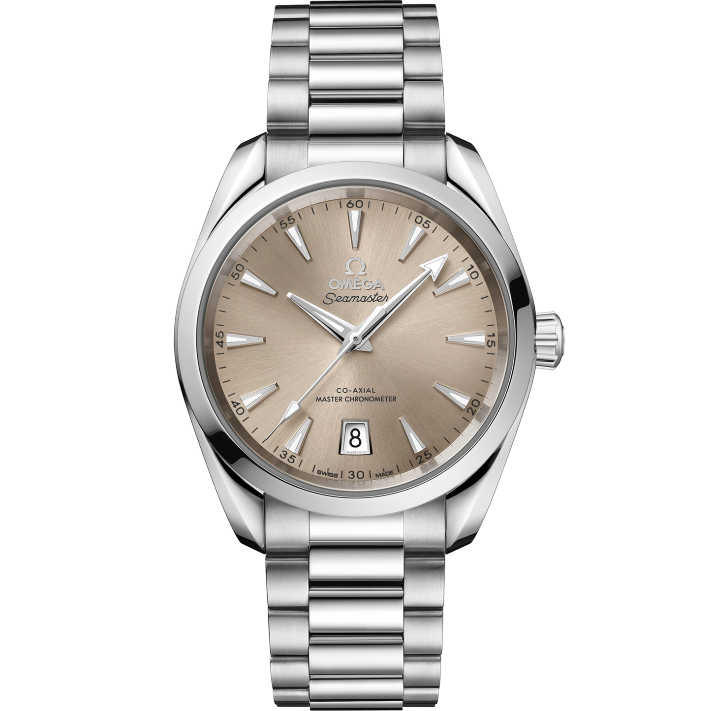 Omega Seamaster Aqua Terra Shades 38 mm Sandstone Dial Stainless Steel Bracelet 220.10.38.20.09.001