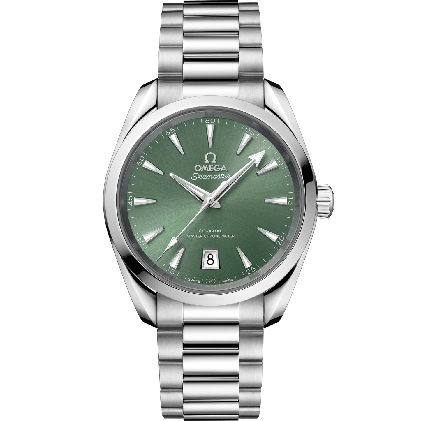 Omega Seamaster Aqua Terra Shades 38 mm Bay green Dial Stainless Steel Bracelet 220.10.38.20.10.002