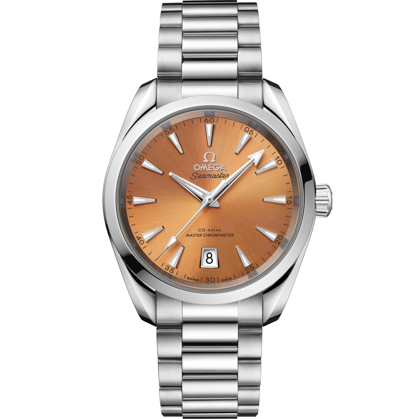 Omega Seamaster Aqua Terra Shades 38 mm Saffron Dial Stainless Steel Bracelet 220.10.38.20.12.001