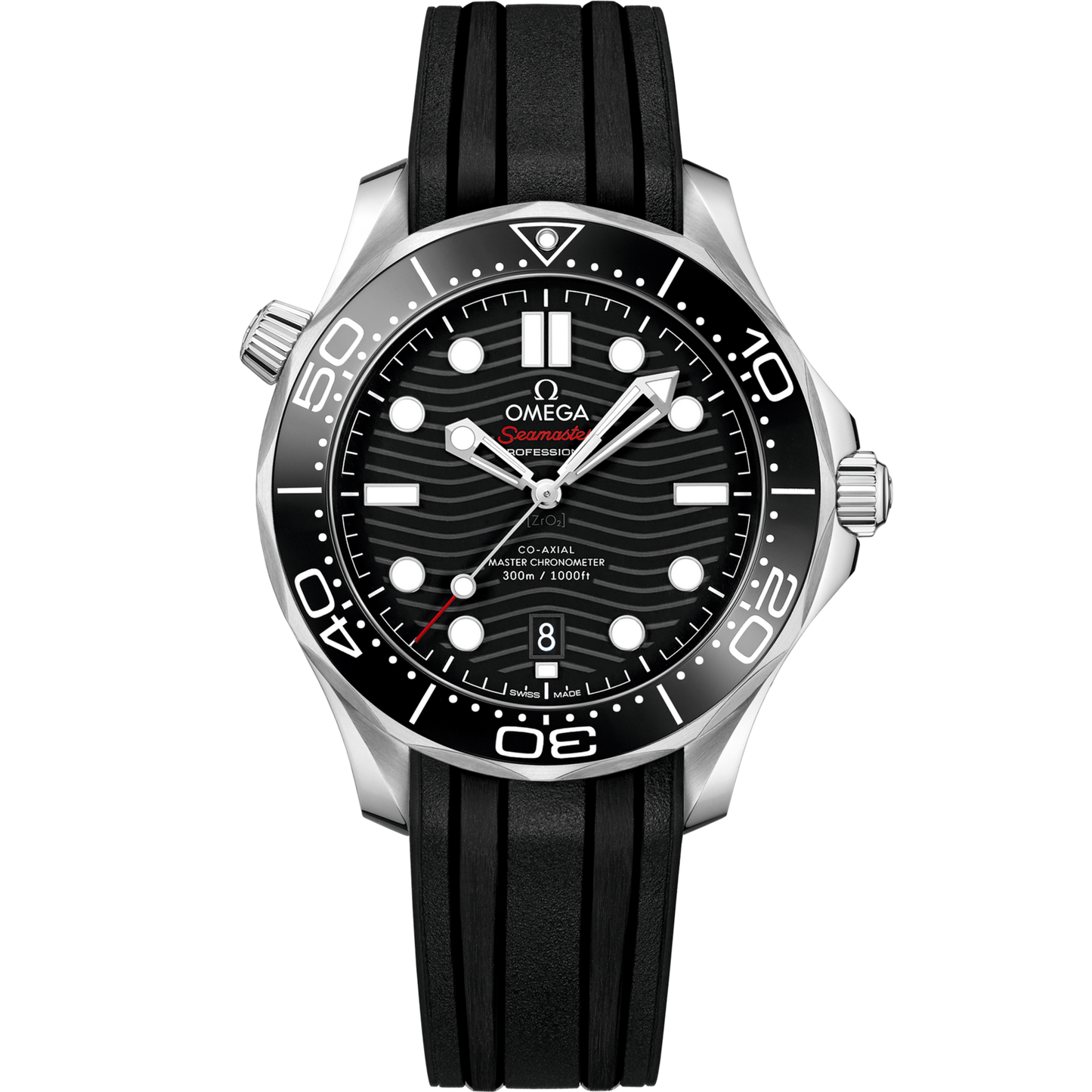 Omega Seamaster Diver 300M 42 mm Black Dial Stainless Steel Strap 210.32.42.20.01.001