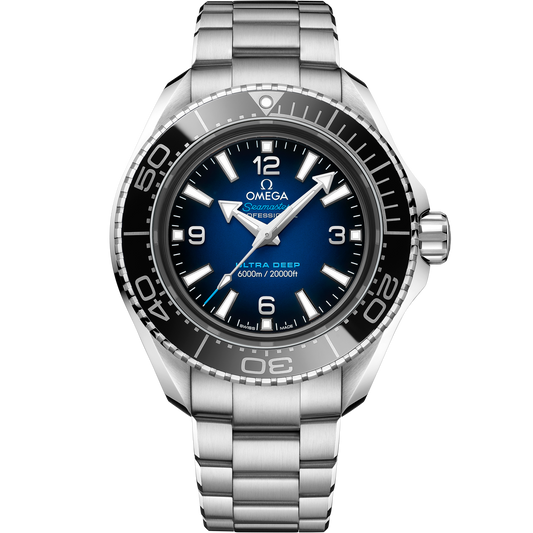 Omega Seamaster Planet Ocean 6000M 45.5 mm Blue Dial O‑MEGASTEEL Bracelet 215.30.46.21.03.001