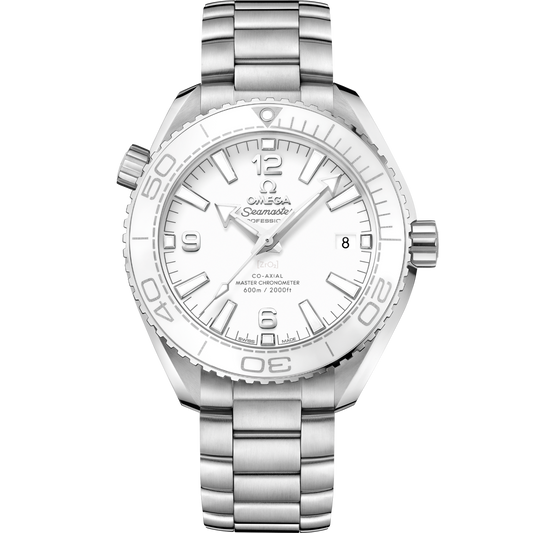 Omega Seamaster Planet Ocean 600M 39.5 mm White Dial Stainless Steel Bracelet 215.30.40.20.04.001