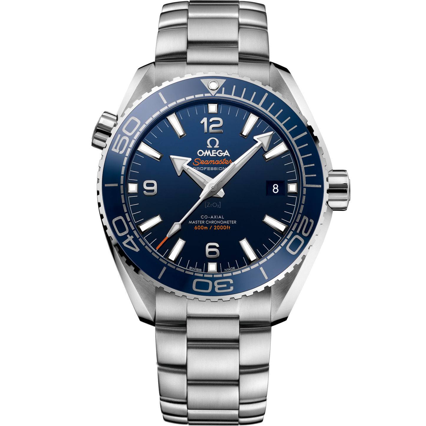 Omega Seamaster Planet Ocean 600M 43.5 mm Blue Dial Stainless Steel Bracelet 215.30.44.21.03.001