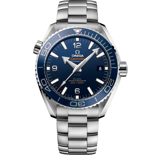 Omega Seamaster Planet Ocean 600M 43.5 mm Blue Dial Stainless Steel Bracelet 215.30.44.21.03.001