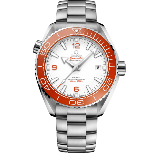 Omega Seamaster Planet Ocean 600M 43.5 mm White Dial Stainless Steel Bracelet 215.30.44.21.04.001