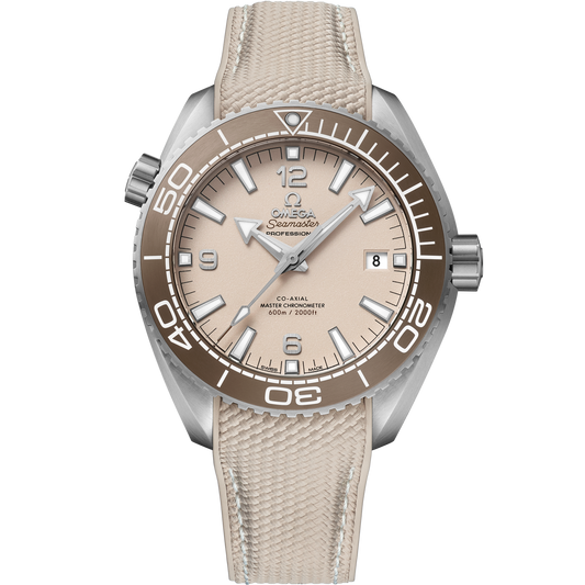Omega Seamaster Planet Ocean 600M 43.5 mm Linen Dial Stainless Steel Strap 215.32.44.21.09.001