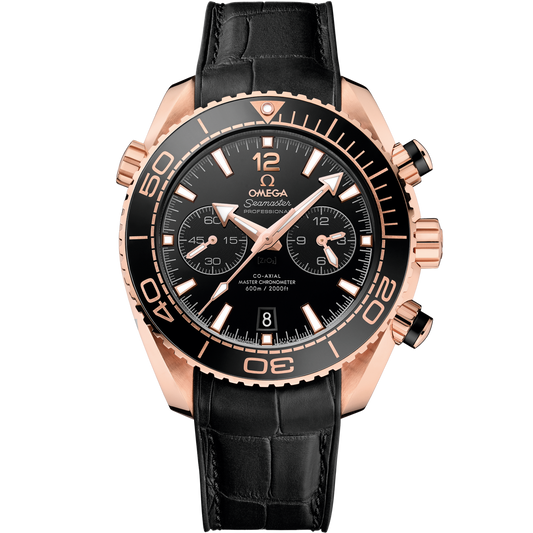 Omega Seamaster Planet Ocean 600M 45.5 mm Black Dial Sedna™ 18k Rose Gold Strap 215.63.46.51.01.001