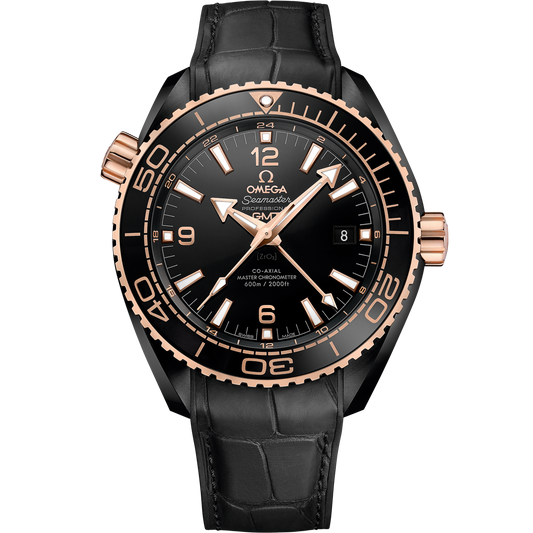 Omega Seamaster Planet Ocean 600M 45.5 mm Black Dial Black ceramic Strap 215.63.46.22.01.001
