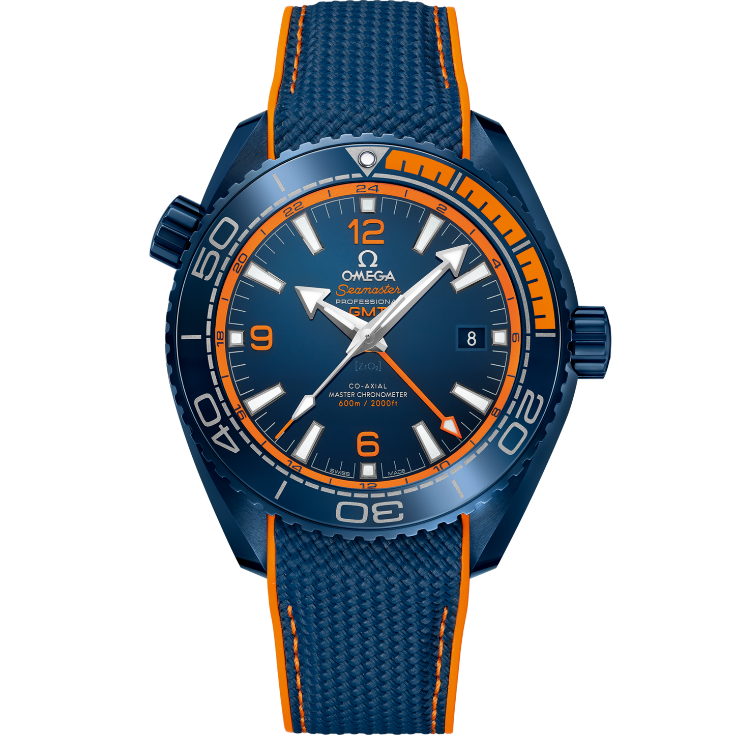 Omega Seamaster Planet Ocean 600M 45.5 mm Blue Dial Blue ceramic Strap 215.92.46.22.03.001