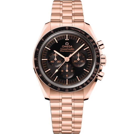 Omega Speedmaster Moonwatch Professional 42 mm Black Dial Sedna™ 18k Rose Gold Bracelet 310.60.42.50.01.001