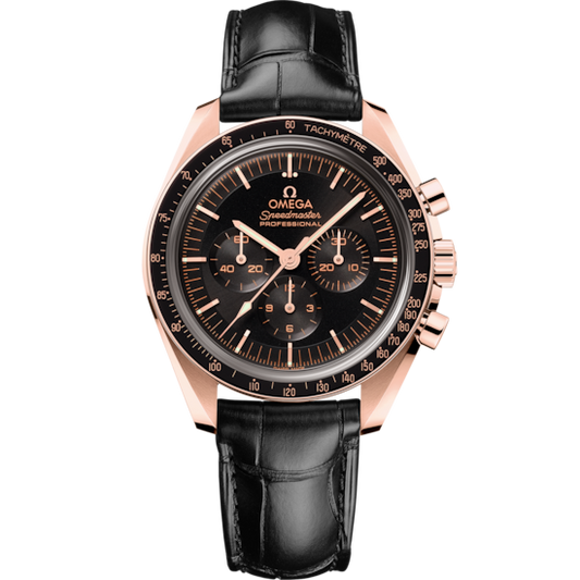 Omega Speedmaster Moonwatch Professional 42 mm Black Dial Sedna™ 18k Rose Gold Strap 310.63.42.50.01.001